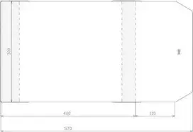 Kepurė Sztapel Reguliuojamas dangtis 300x510mm (50vnt)