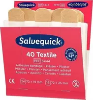 Pleistras „salvequick“ tekstilei 6444, 6 rinkinių dėžutė