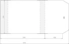 Kepurė Sztapel Reguliuojamas dangtelis 280x520mm (50vnt)