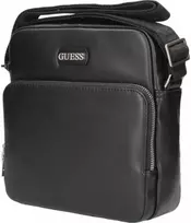Guess, Krepšys, Textile Crossbody Bag, Juodas, 19 x 23 x 2 cm, For Men