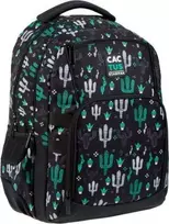 Starpak Mokykla kuprinė Cactus juoda
