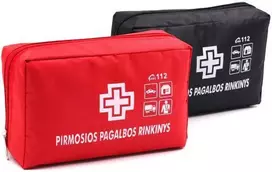 Pirmos pagalbos vaistinėlė PVC dėkle transporto priemonėms (atnaujinta sudėtis)