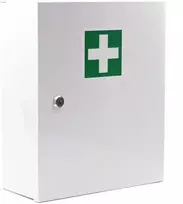 Pirmosios pagalbos rinkinys metalinėje dėžutėje įmonėms (atnaujinta sudėtis)