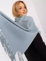 Wool Fashion Italia Klasikinis moteriškas šalikas su kutais: Dydis - Universalus