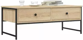 Kavos staliukas, sonoma ąžuolo, 101x49x39,5cm, apdirbta mediena
