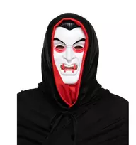 Partypal Helovino kaukė vampyras su skraiste