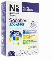 NS Soñaben Total maisto papildas geram miegui 30 kapsulių