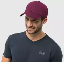 JackWolfskin Kepurė su snapeliu JACK WOLFSKIN BASEBALL CAP vyšninė