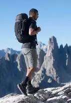 JackWolfskin Vyriška kuprinė Jack Wolfskin Highland Trail 55+5 L | Phantom