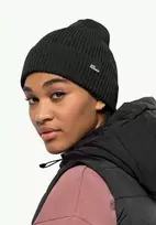 JackWolfskin Žieminė kepurė Jack Wolfskin Essential | juoda