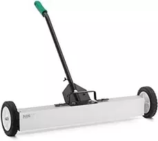 MSW Magnetinė šluota nagų drožlių rinkimui ant ratukų, plotis 75 cm