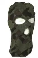 Kepurė Mil-Tec Balaklava camo 3 skylės iš akrilano