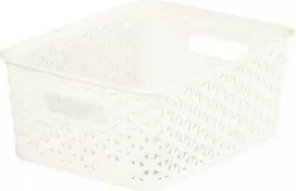 Plastikinis krepšys CURVER MY STYLE, baltos spalvos, h10 x 25,5 x 19,6 cm, 8 L