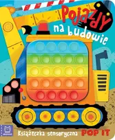 Mudpuppy Transporto priemonės statybvietėje. POP IT sensorinė knyga