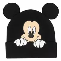 Kepurė Skrybėlė Mickey Mouse Peeping Juoda