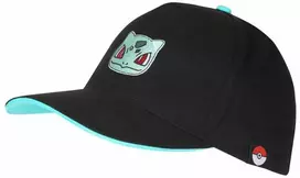 Unisex kepurė Pokémon Bulbasaur Badge 58 cm Juoda Vienas dydis
