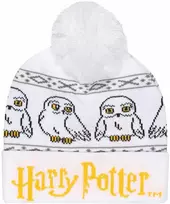 Kepurė Skrybėlė Harry Potter Hedwig Snow Beanie Balta