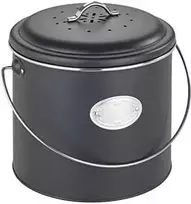 Komposto krepšelis, 3 keičiami kvapus neutralizuojantys filtrai, 6 l, Nero, WENKO