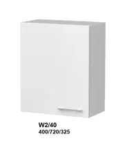 Extom Pakabinama spintelė Sidabrinis W2 40