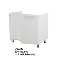 Extom Pastatoma spintelė plautuvei Sidabrinis D8z 80