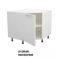 Extom Kampinė pastatoma spintelė Sidabrinis D12R 90