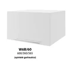 Extom Pakabinama spintelė Sidabrinis W6B 60