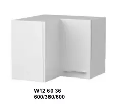 Extom Pakabinama kampinė spintelė Sidabrinis W12 60 36