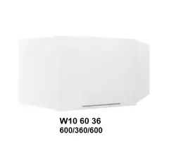 Extom Kampinė pakabinama spintelė Sidabrinis W10 60 36