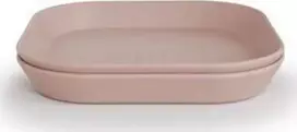 MUSHIE lėkštės, Blush, 2 vnt.