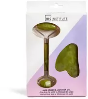 Idc Institute Gua Sha De Jade y Rodillo De Jade 2 Piezas