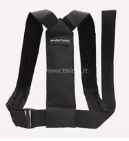 Swedish Posture Laikysenos korektorius Flexi, juodas, M-L
