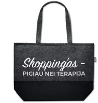 Eko-veltinio pirkinių krepšys "Shopping'as"