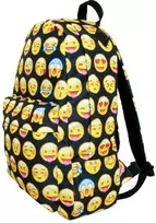 Kuprinė Emoji su penalu, juoda