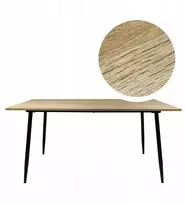 Stalas Ivor, 160x90x75 cm, Sonoma Oak