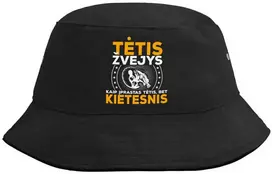 Panama kepurė "Tėtis žvejys - įprastas tėtis, bet kietesnis"