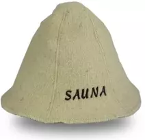 Namu Tekstile Pirties kepurė - SAUNA, balta, vilnonė