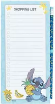 Disney Stitch Tropical – magnetinis bloknotas / pirkinių sąrašas šaldytuvui + pieštukas (10 x 21 cm)
