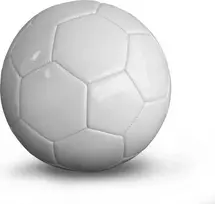 YakimaSport Baltas futbolo kamuolys, 5 dydis