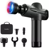 Terraillon masažuoklis „Pitch Massager Expert“, perkusinis masažas, universalus, juodas, lietimui jautrus, 3200 aps./min., su baterija
