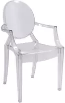 ES Kėdė plastikinė Ghost Louis