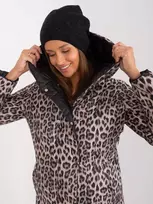 Wool Fashion Italia Juoda žieminė kepurė moterims: Dydis - Universalus