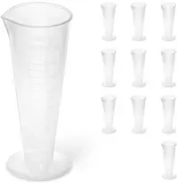 Steinberg Systems Plastikinė laboratorinė stiklinė su 50 ml gradacija - 10 vnt.
