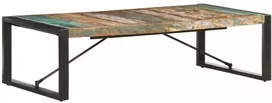 Kavos staliukas, 140x70x40cm, perdirbtos medienos masyvas