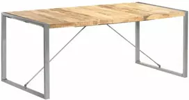 Valgomojo stalas, 180x90x75cm, mango medienos masyvas