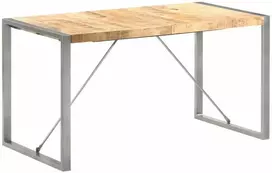 Valgomojo stalas, 140x70x75cm, mango medienos masyvas