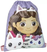 Gabby's Dollhouse Cats krepšys su virvele, kuprinė 33 cm
