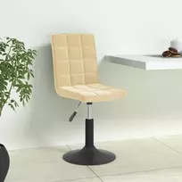 Pasukamos valgomojo kėdės, 4vnt., kreminės spalvos, aksomas