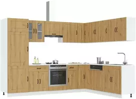 Virtuvinių spintelių komplektas, 14 dalių, Kalmar, artisano