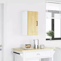 Sieninė virtuvės spintelė, Kalmar, sonoma ąžuolo, mediena