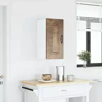 Sieninė virtuvės spintelė, Kalmar, dūminio ąžuolo, mediena